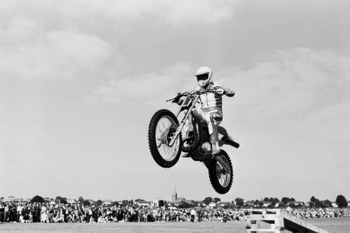 British motorcycle stunt rider - british,