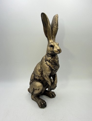Alert sitting hare ornament - alert,