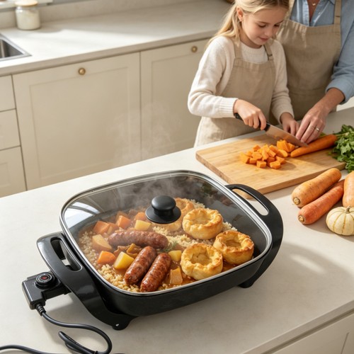 Electric frying pan - frying,
