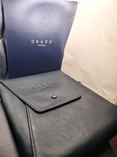 Graff blue leather lined - graff,