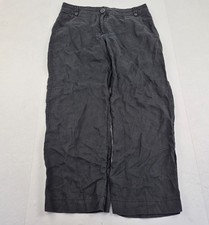 GEORGE Linen Trousers 14 Black