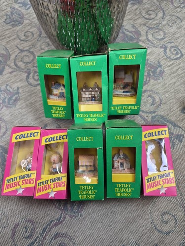 Vintage tetley teafolk bundle - vintage,