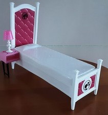 Barbie Deluxe Pink & White Bed