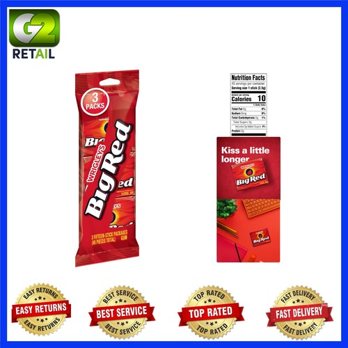 Wrigley pack cinnamon gum - wrigley's, 3-pack