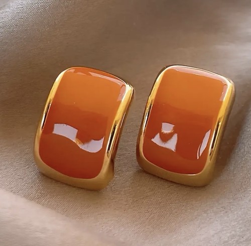 24k gold plated orange - gold,