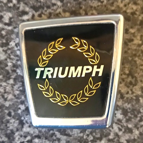 Triumph car badge - triumph,