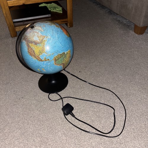 Scan globe illuminated - globe,