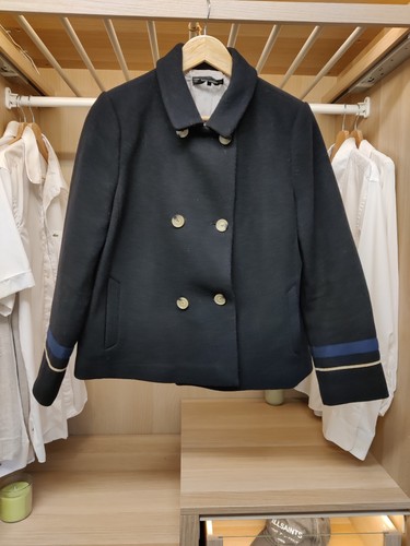 Zara coat jacket large - jacket, black
