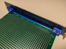 Eurocard DIN 41612 PCB Card holder bracket PLA 3D printed Fischer Nvent Schroff