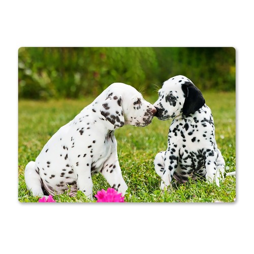 Metal wall sign dogs - metal,