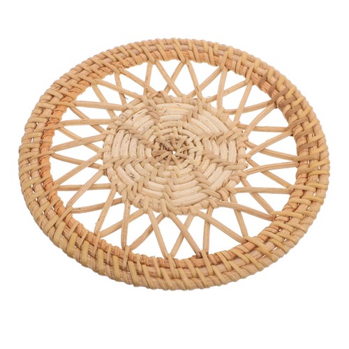 Rattan coasters set - rattan, mats
