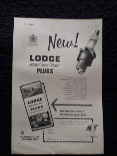 Lodge spark plug - lodge, vintage