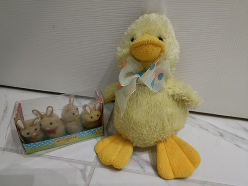 Easter chick with bow plush - with, &