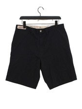 Dickies Men's Shorts W 36 in Black Polyester with Cotton Chino