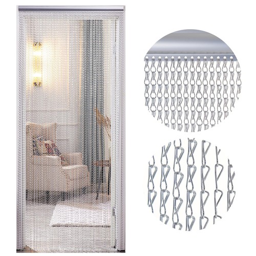Aluminium chain curtain - curtain, x