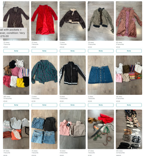 Bundle clothes and shoes - shoes,