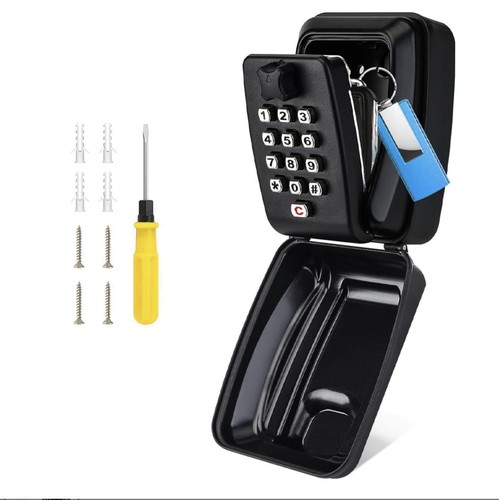 Wall mounted key storage box - mounted,