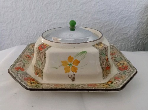 Art deco coronet ware lidded - art,