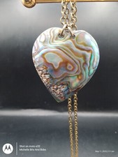 Old Gold Tone Necklace With