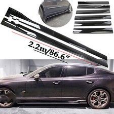 86.6'' Gloss Black Side+Skirts