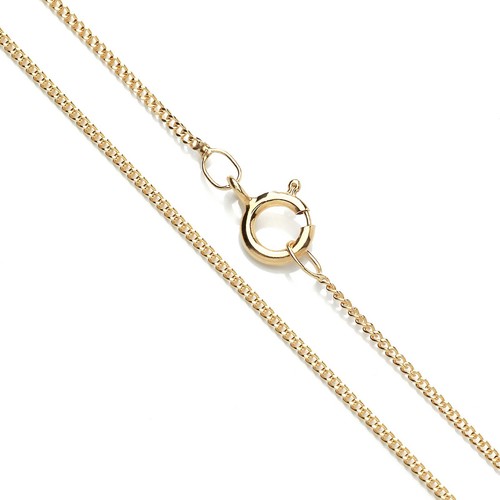 9ct yellow gold curb chain - 9ct,