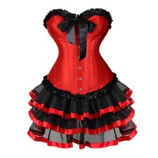 Burlesque Corset Skirt Basque