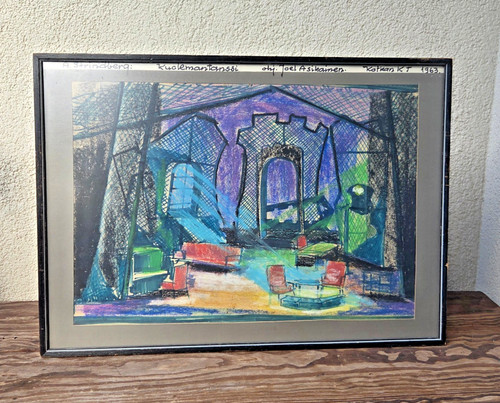 1963 modernist stage - stage, design