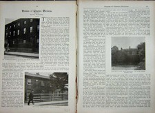 Original Old Antique Print