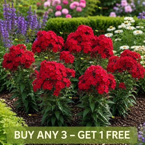 300 seeds drummond phlox - seeds,
