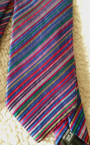 Duchamp london striped - striped, silk