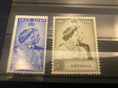 Antigua 1948 royal silver - antigua,