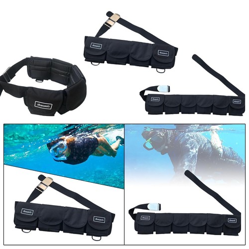 Scuba weight belt - weight, pockets