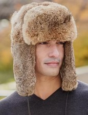 Brown rabbit full fur - full, trapper