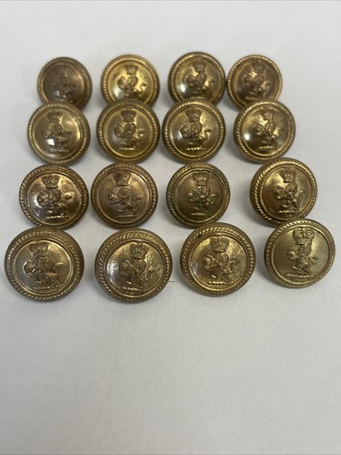 Vintage military buttons - vintage,