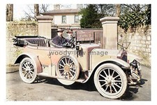 ptc8817 - Yorks' - Early view, Car outside Hamilton Lodge, Doncaster - print 6x4