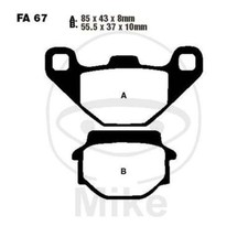 PAIR OF PADS EBC FA067