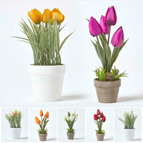 Artificial decorative potted - artificial,