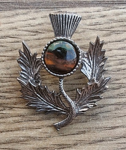 Scottish thistle brooch - thistle,