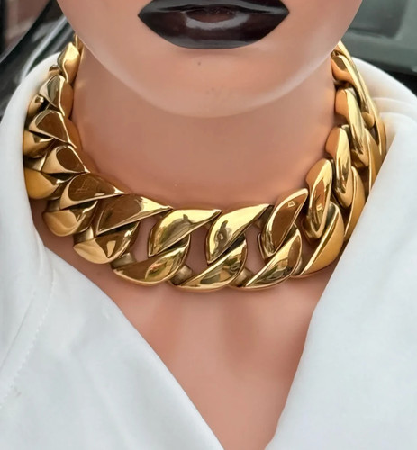 Hiphop big 18kgold chunky - hiphop,