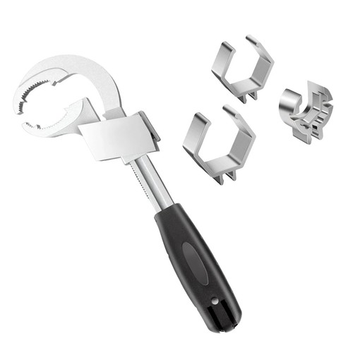 Sink basin wrench kit heads - 3,