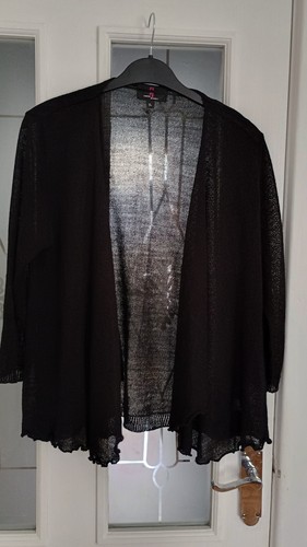 Ladies size black bolero - size,