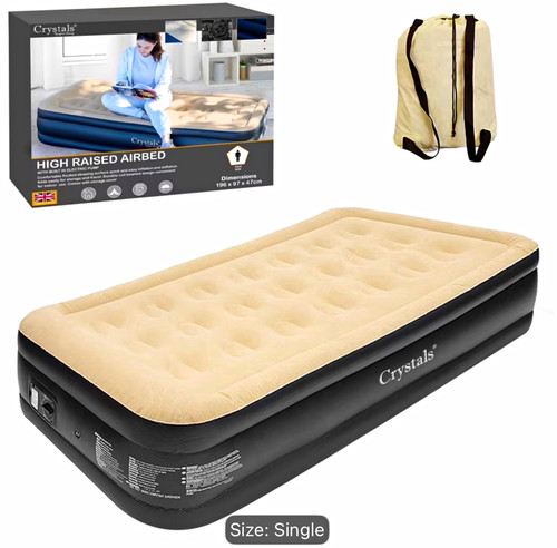 Crystals double raised air bed - double,