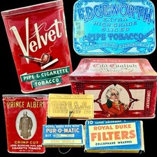 Vintage Tobacco Tins Rolling