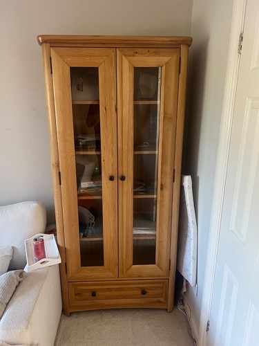 Solid oak cabinet - oak,