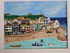 Lovely Original Picture St Ives Cornwall M E Trelford