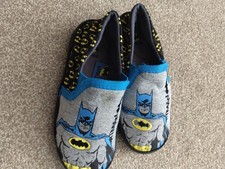 Boys Bob The Builder Slippers Child Size 12 Superhero Child Boy Girl