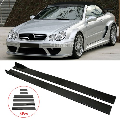 Glossy side skirts spoiler - side,