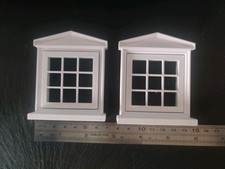 2x Window Frame 67x80mm Dolls