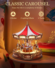 ROKR DIY 3D Wooden Carousel