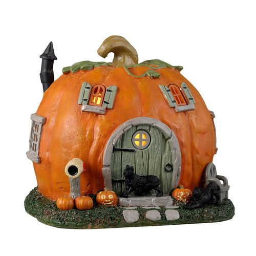 Lemax pumpkin cottage table - pumpkin,